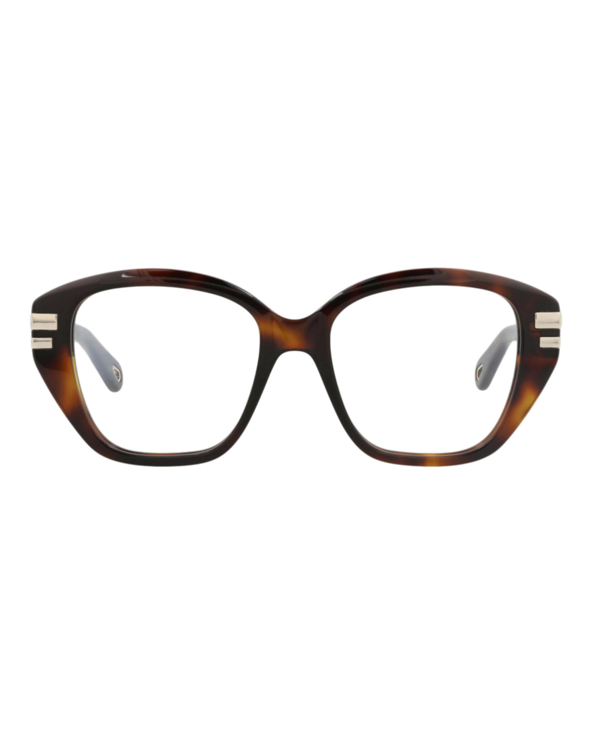 Chloé Womens Cat Eye Havana Havana Transparent Fashion Designer Eyewear