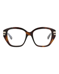 Chloé Womens Cat Eye Havana Havana Transparent Fashion Designer Eyewear