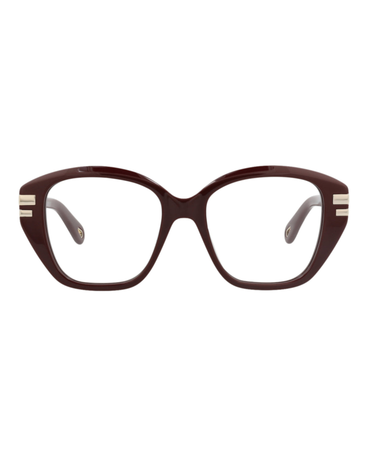 Chloé Womens Cat Eye Red Red Transparent Fashion Designer Eyewear