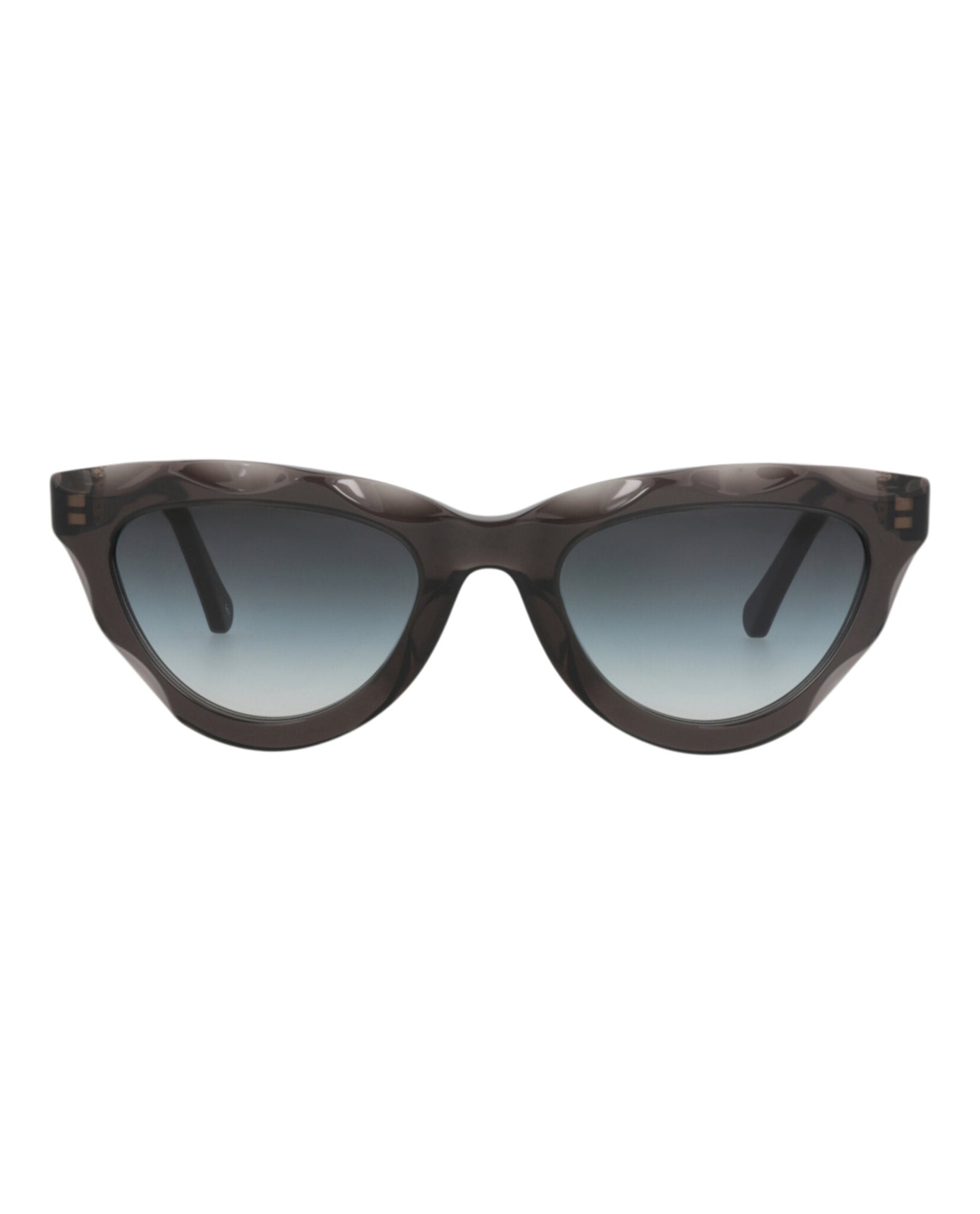 Chloé Womens Cat Eye Grey Black Grey Fashion Designer Eyewear