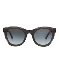 Chloé Womens Round/Oval Grey Black Grey Fashion Designer Eyewear