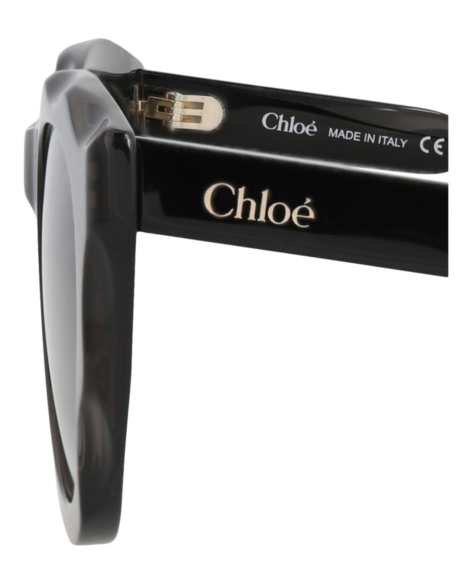 Chloé Womens Round/Oval Grey Black Grey Fashion Designer Eyewear
