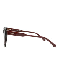 Chloé Womens Round/Oval Violet Burgundy Red Fashion Designer Eyewear