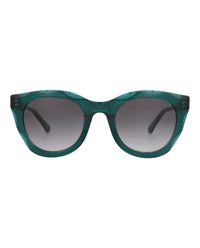 Chloé Womens Round/Oval Green Green Grey Fashion Designer Eyewear