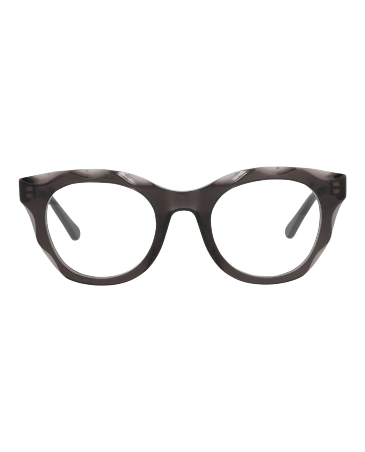 Chloé Womens Round/Oval Grey Black Transparent Fashion Designer Eyewear