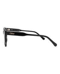 Chloé Womens Round/Oval Grey Black Transparent Fashion Designer Eyewear