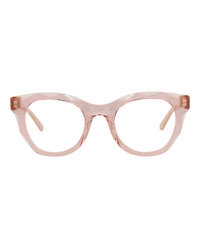 Chloé Womens Round/Oval Red Pink Transparent Fashion Designer Eyewear