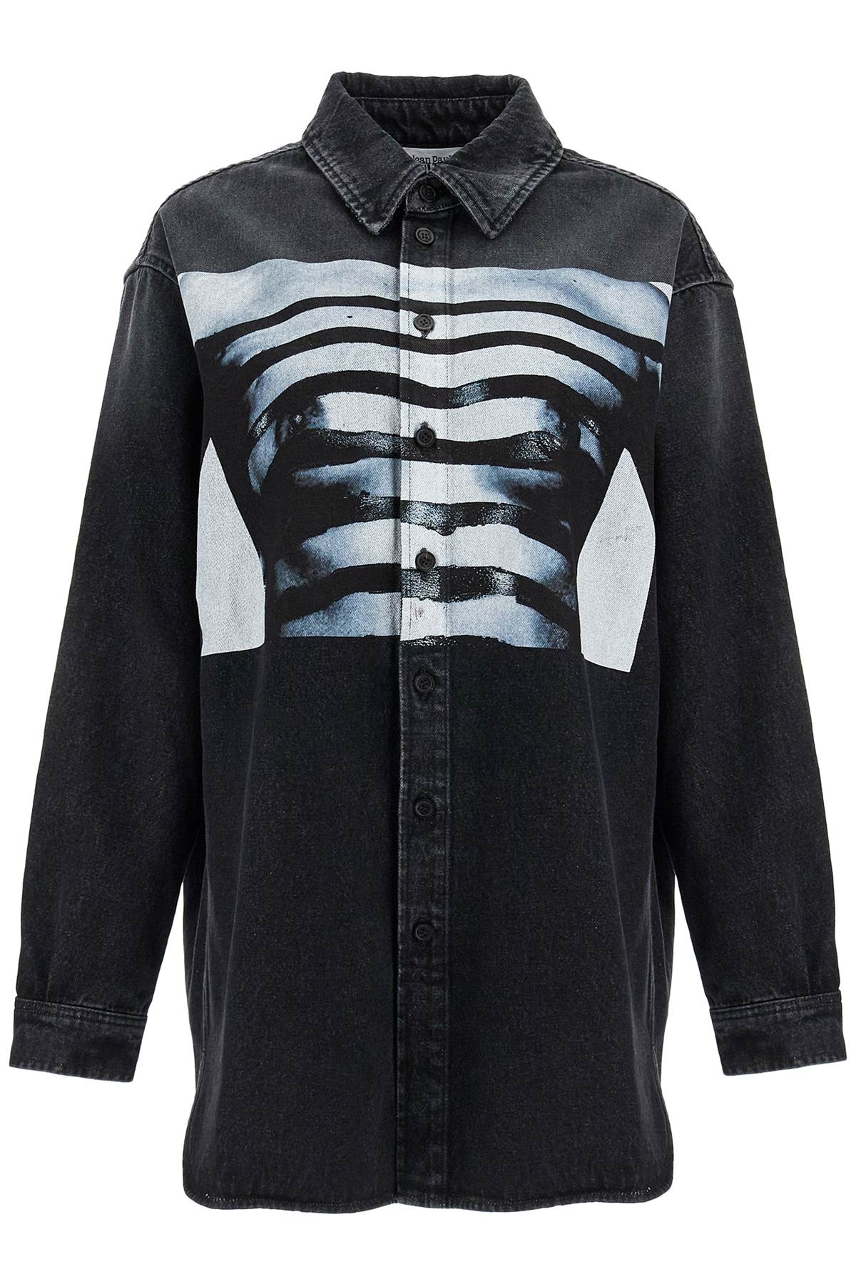 Jean Paul Gaultier Women's Denim 'Body Mariniã¨Re Black
