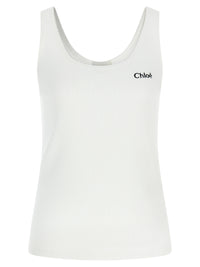 CHLOÉ Chloé Women Logo Embroidery Top