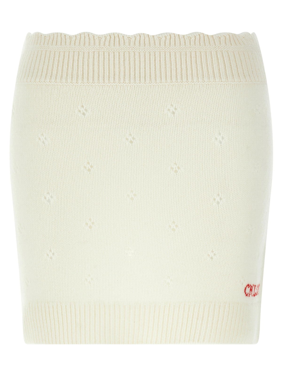 Chloé Women Jacquard Logo Skirt