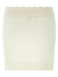 Chloé Women Jacquard Logo Skirt