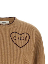 CHLOÉ Chloé Women Heart Intarsia Sweater