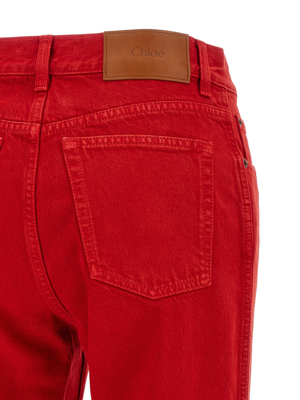 Chloé Women Garment-Dyed Denim Jeans