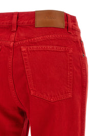 Chloé Women Garment-Dyed Denim Jeans