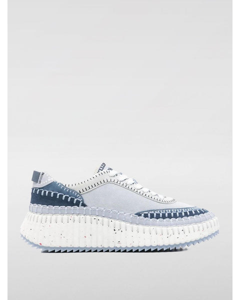 Chloe Nama Low Top Sneakers Women Gnawed Blue – Bluefly