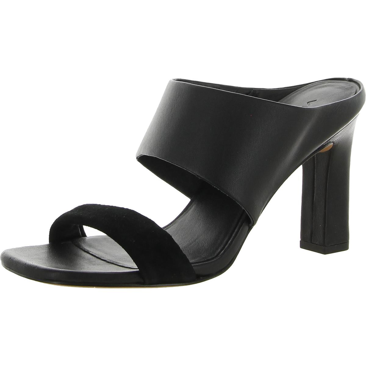Quinn Womens Padded Insole Leather Slide