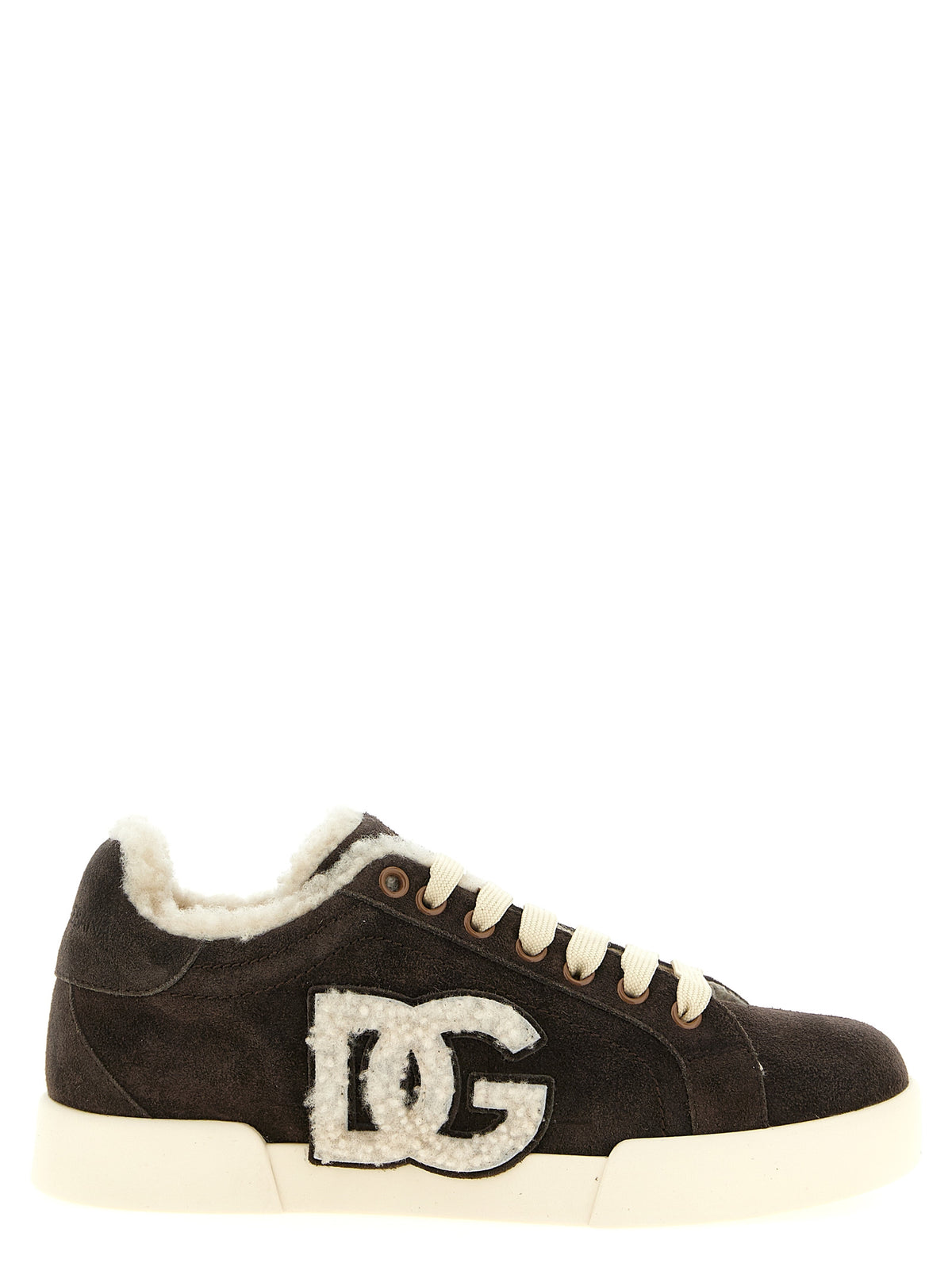 DOLCE & GABBANA Dolce & Gabbana Women Shearling Low.Top Sneakers