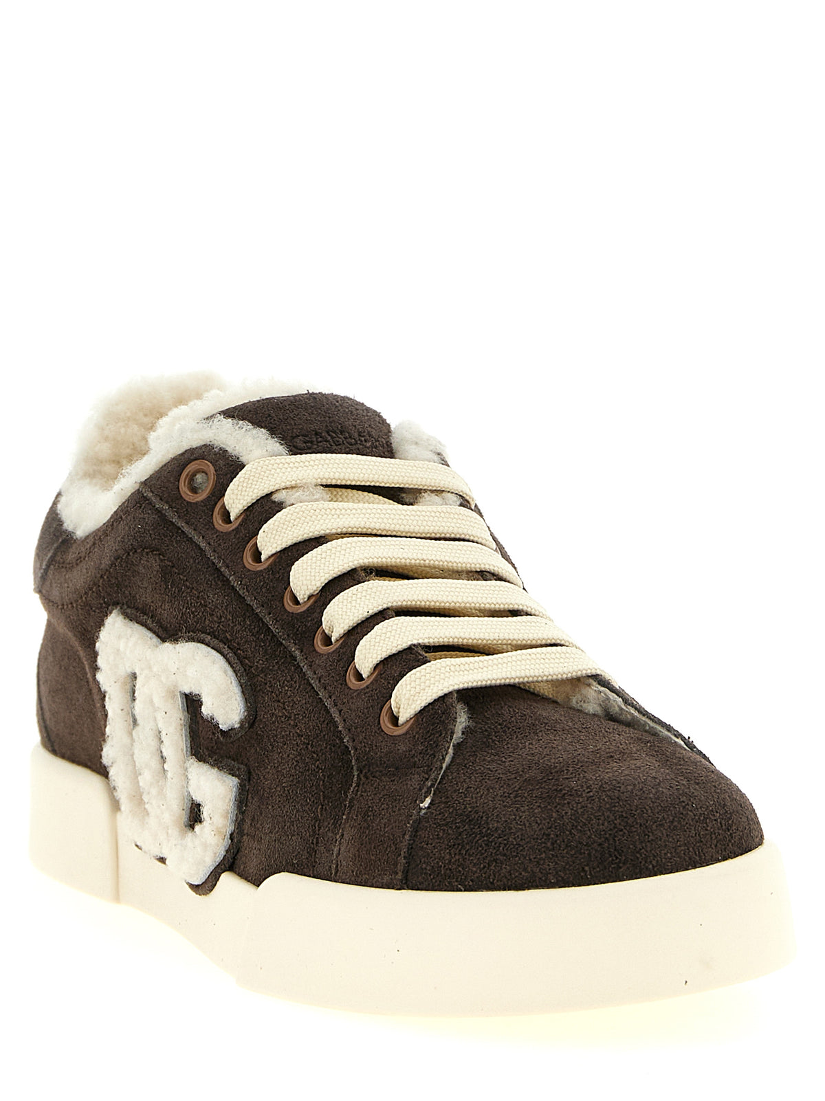 DOLCE & GABBANA Dolce & Gabbana Women Shearling Low.Top Sneakers