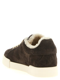 DOLCE & GABBANA Dolce & Gabbana Women Shearling Low.Top Sneakers