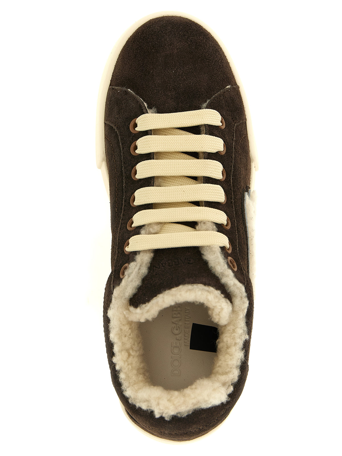 DOLCE & GABBANA Dolce & Gabbana Women Shearling Low.Top Sneakers