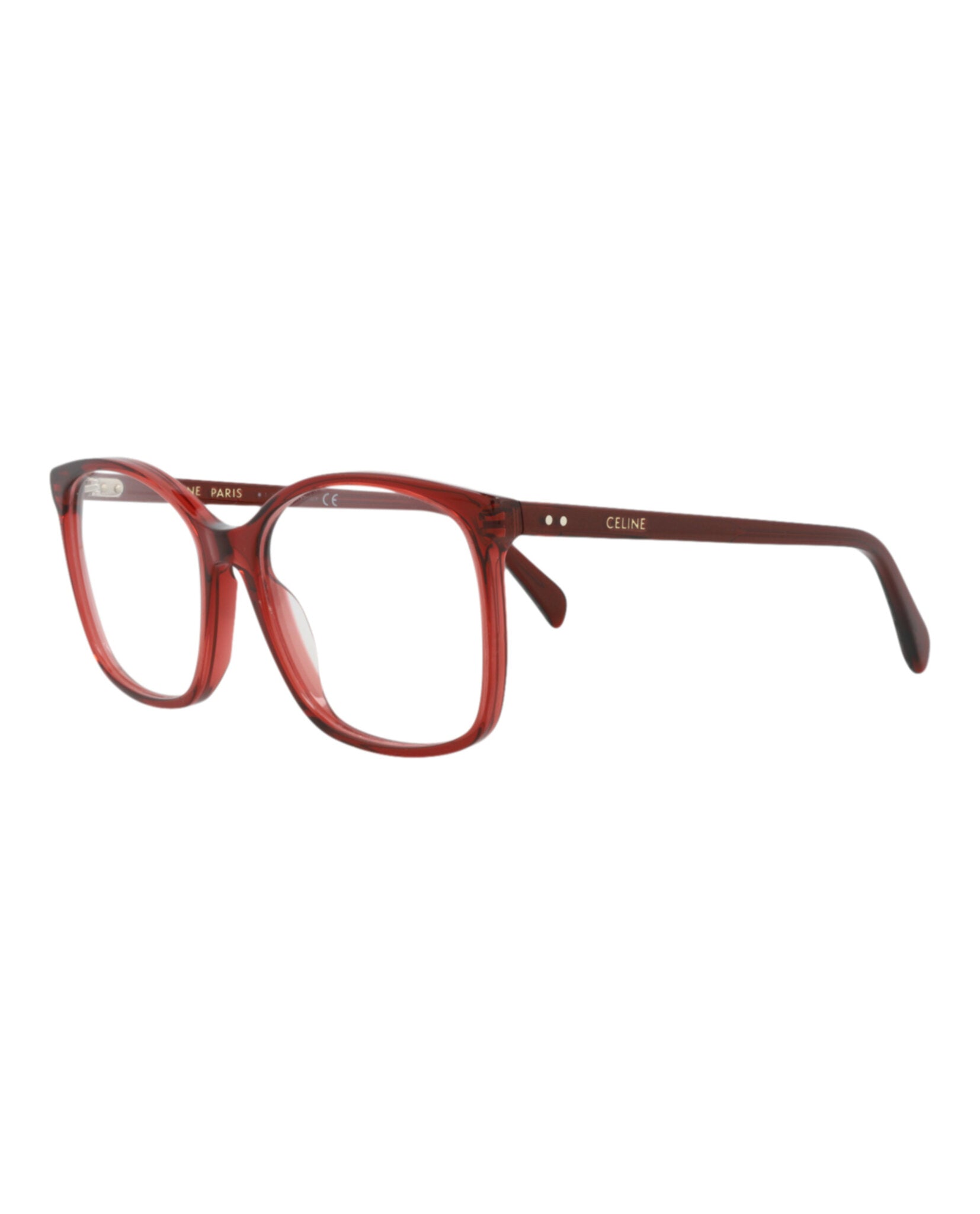 Celine Womens Square/Rectangle Bordeaux Bordeaux Transparent