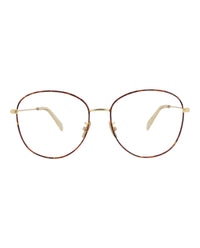 Celine Womens Round/Oval Bronze Bronze Transparent Fashion Designer Eyewear Bronze Bronze Transparent