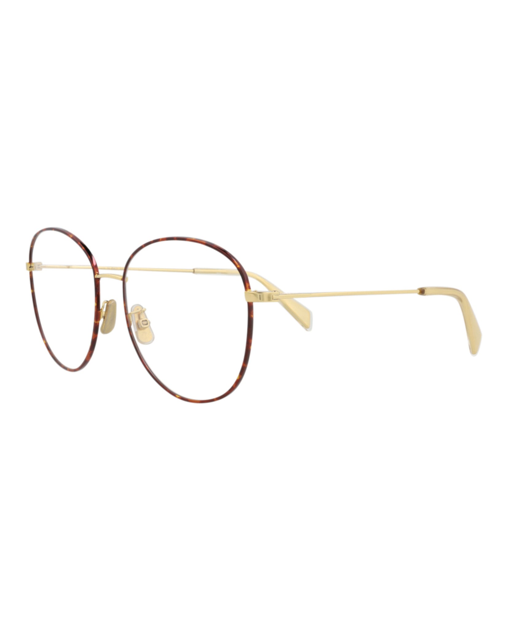 Celine Womens Round/Oval Bronze Bronze Transparent Fashion Designer Eyewear