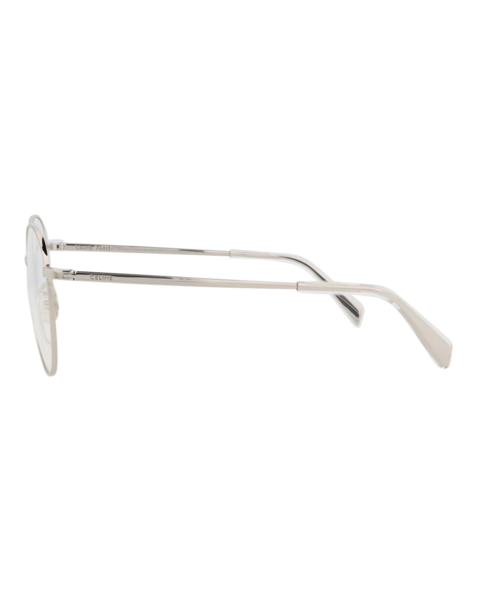 Celine Womens Cat Eye Palladium Palladium Transparent Fashion Designer Eyewear