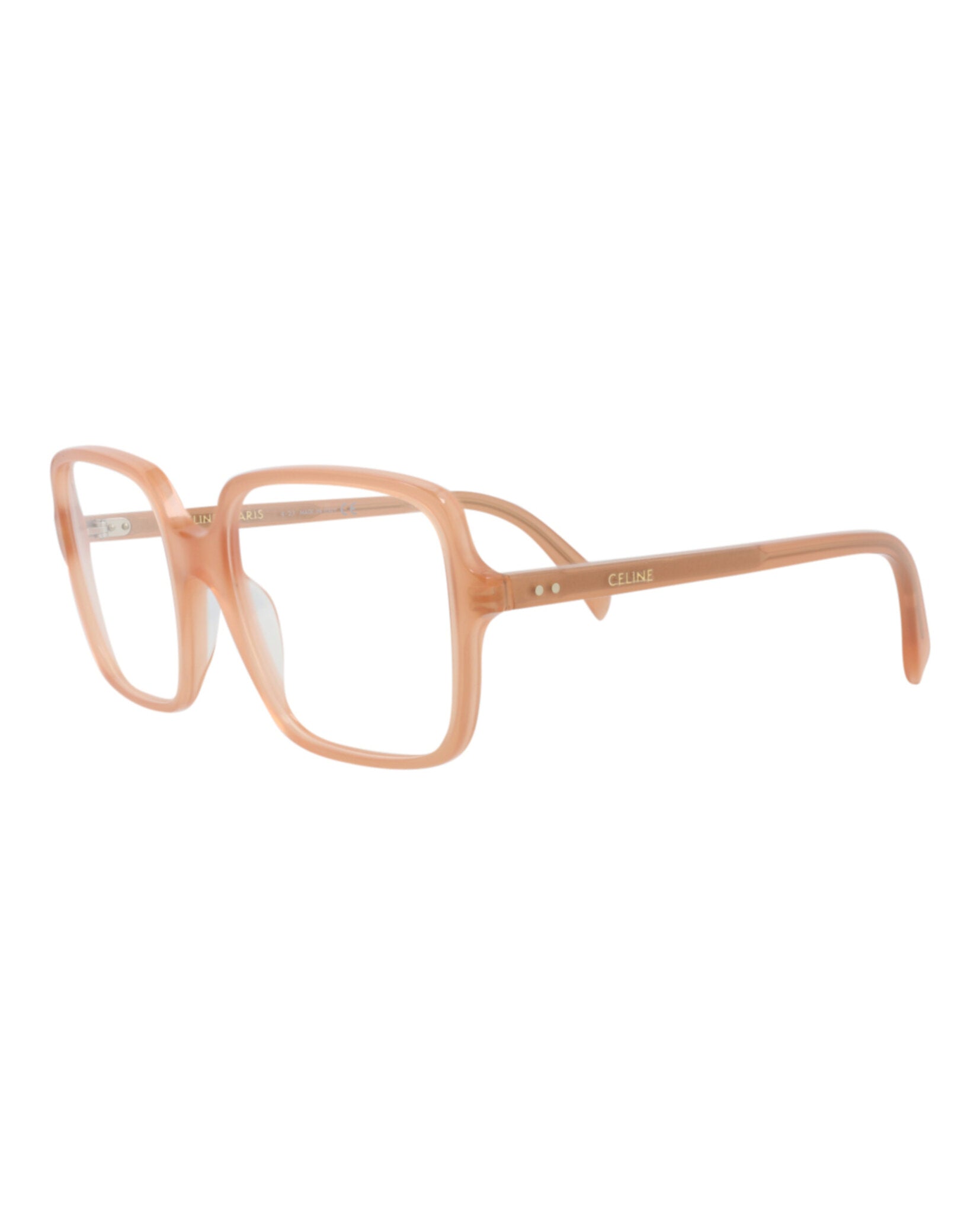 Celine Womens Square/Rectangle Pink Pink Transparent Fashion