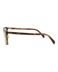 Celine Mens Square/Rectangle Havana Havana Transparent Fashion Designer Eyewear