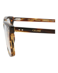 Celine Mens Square/Rectangle Havana Havana Transparent Fashion Designer Eyewear
