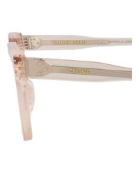 Celine Womens Square/Rectangle Pink Pink Transparent Fashion Designer Eyewear