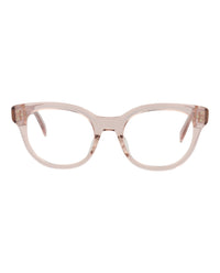 Celine Womens Round/Oval Pink Pink Transparent Fashion Designer Eyewear Pink Pink Transparent