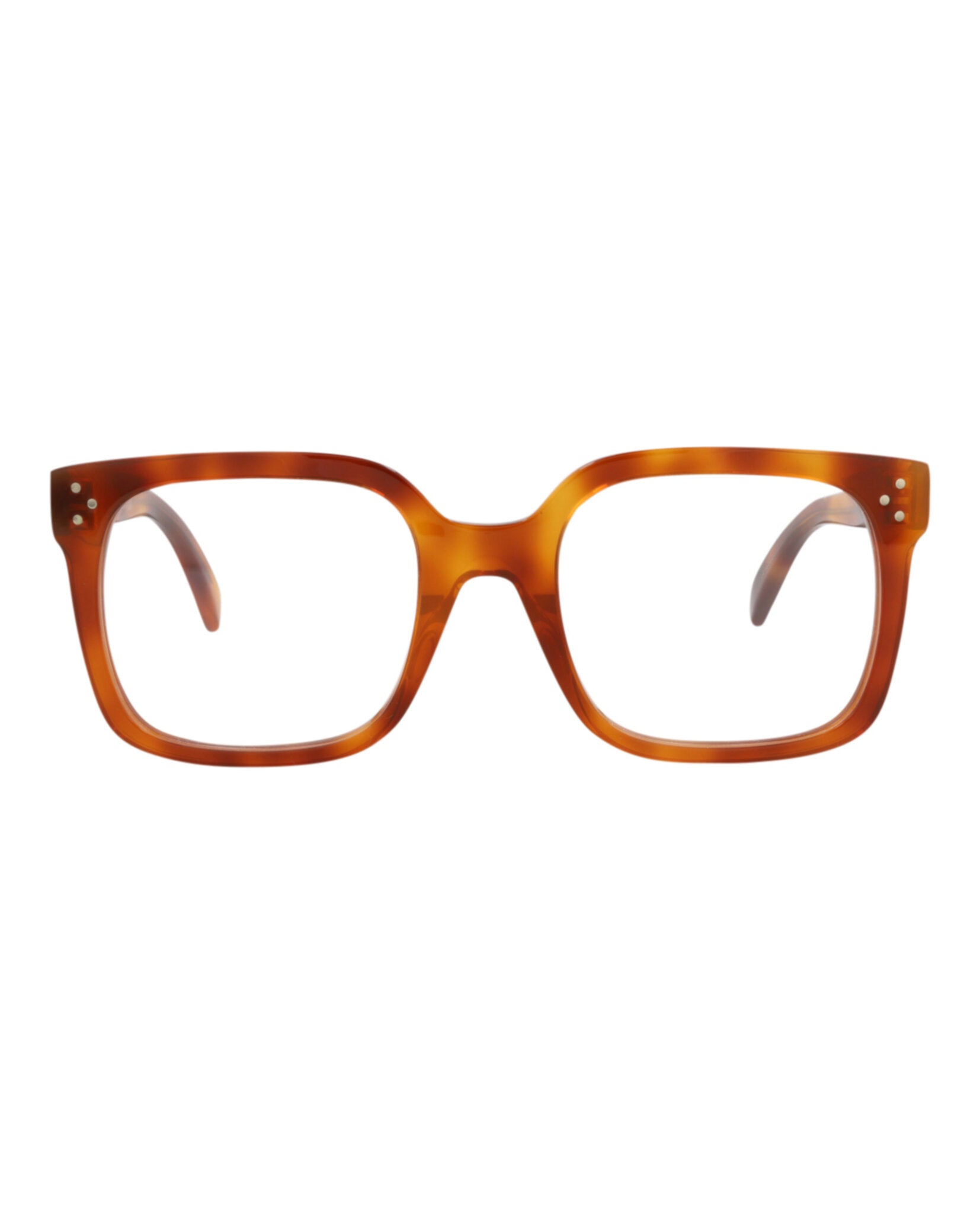 Celine Womens Square/Rectangle Havana Havana Transparent Fashion Designer Eyewear Havana Havana Transparent