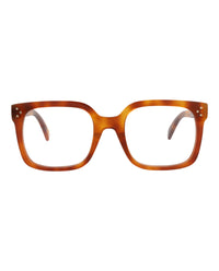 Celine Womens Square/Rectangle Havana Havana Transparent Fashion Designer Eyewear Havana Havana Transparent