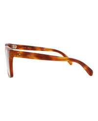 Celine Womens Square/Rectangle Havana Havana Transparent Fashion Designer Eyewear