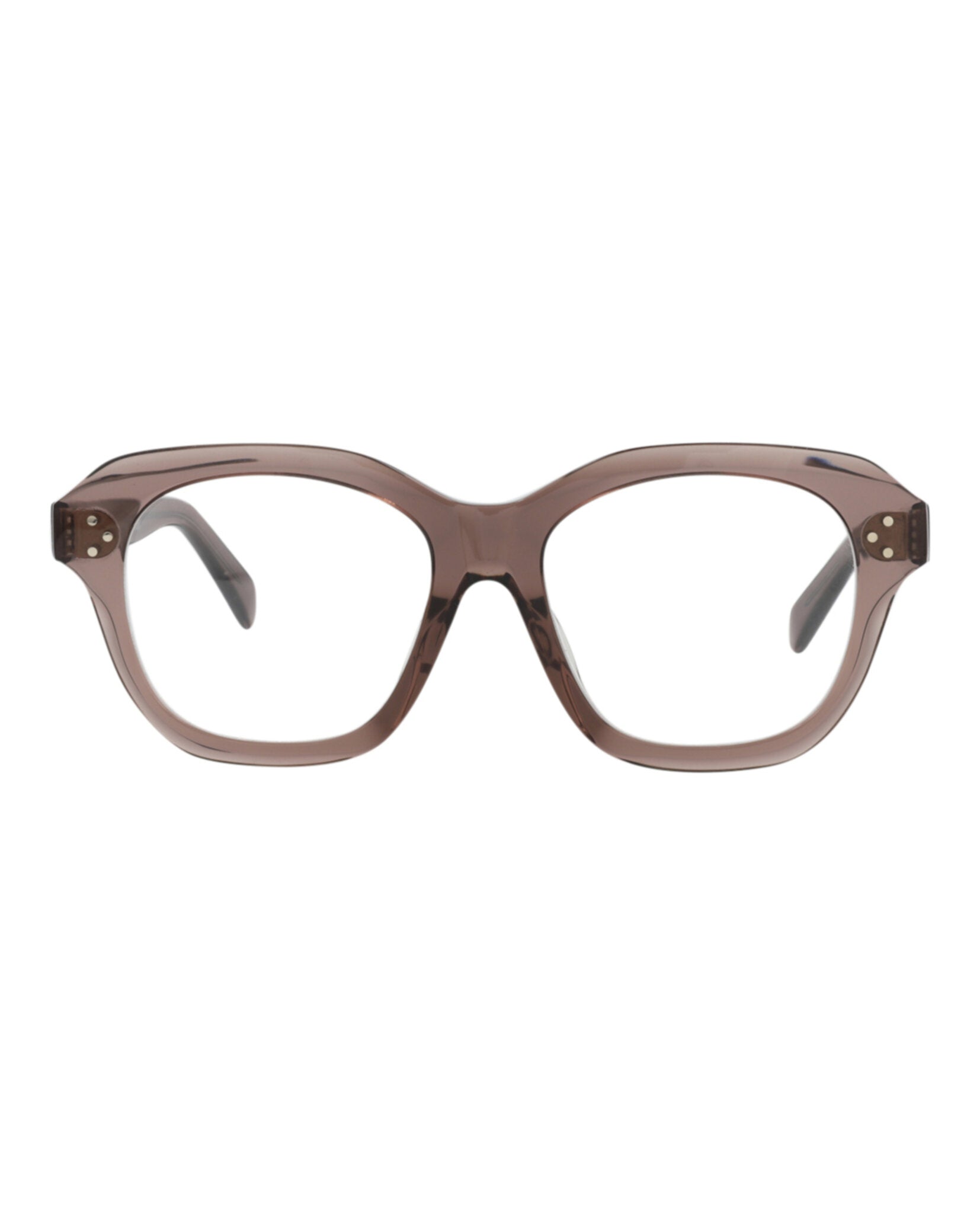 Celine Womens Round/Oval Brown Brown Transparent Fashion Designer Eyewear Brown Brown Transparent