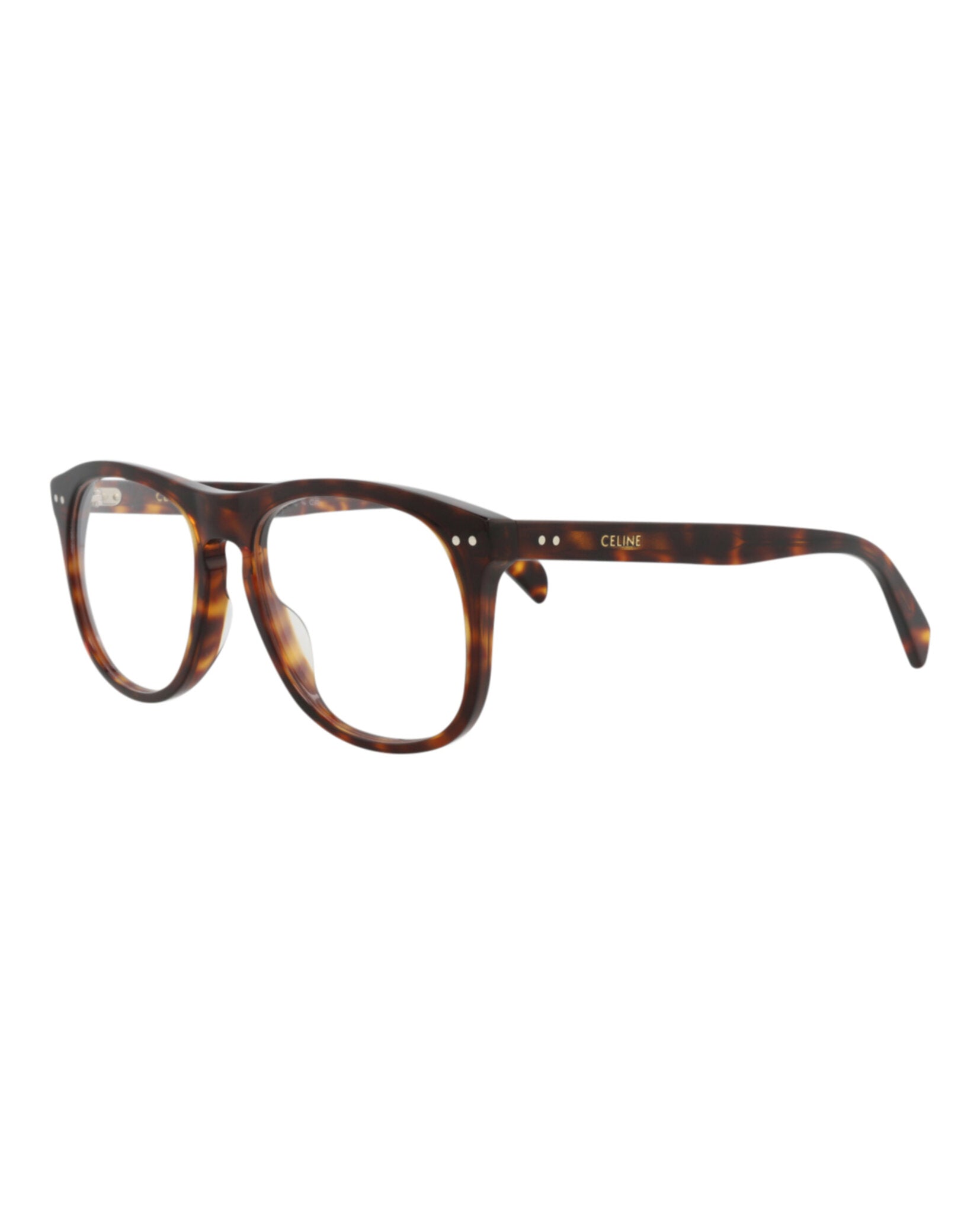 Celine Mens Aviator Havana Havana Transparent Fashion Designer Eyewear
