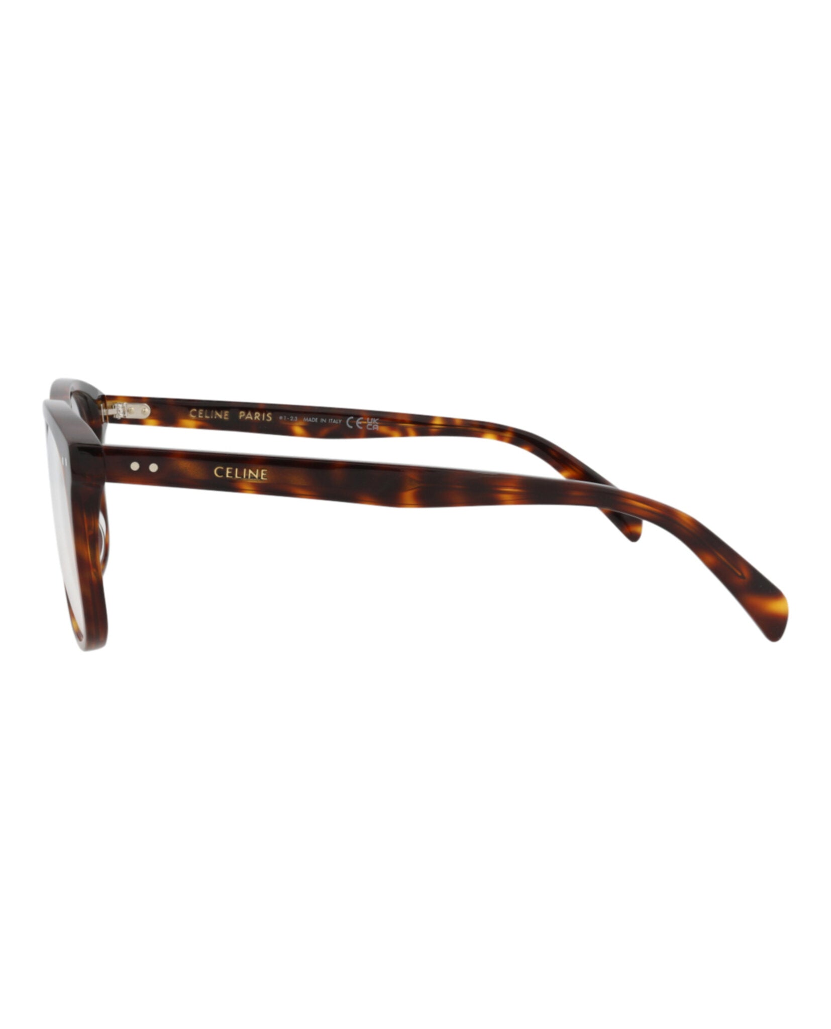 Celine Mens Aviator Havana Havana Transparent Fashion Designer Eyewear