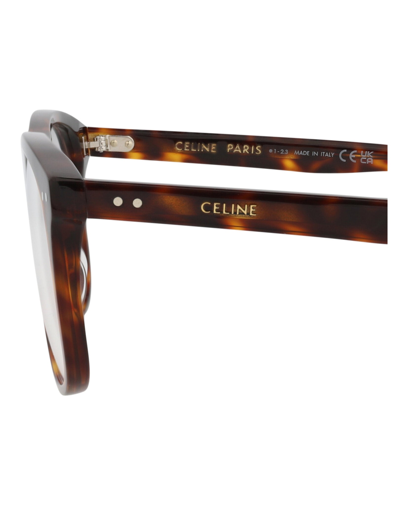 Celine Mens Aviator Havana Havana Transparent Fashion Designer Eyewear