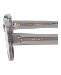 Celine Mens Square/Rectangle Grey Grey Transparent Fashion Designer Eyewear