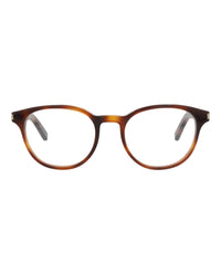 Saint Laurent Saint Laurent Unisex Round/Oval Avana Avana Transparent Fashion Designer Eyewear