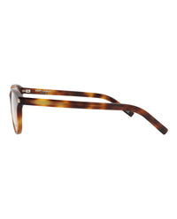 Saint Laurent Saint Laurent Unisex Round/Oval Avana Avana Transparent Fashion Designer Eyewear