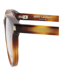 Saint Laurent Saint Laurent Unisex Round/Oval Avana Avana Transparent Fashion Designer Eyewear