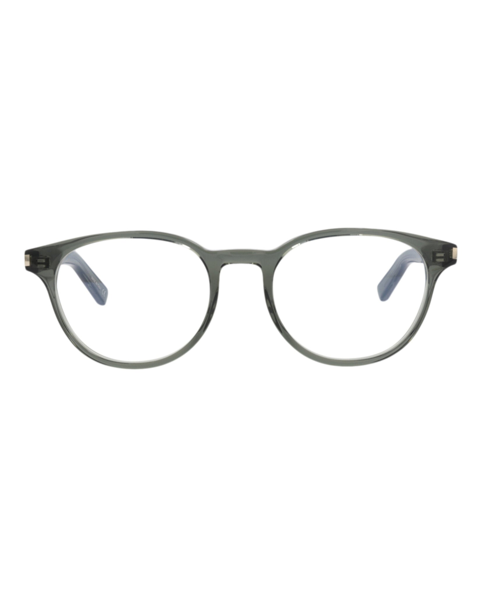 Saint Laurent Saint Laurent Unisex Round/Oval Green Green Transparent Fashion Designer Eyewear
