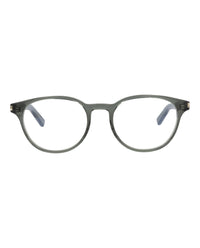 Saint Laurent Saint Laurent Unisex Round/Oval Green Green Transparent Fashion Designer Eyewear
