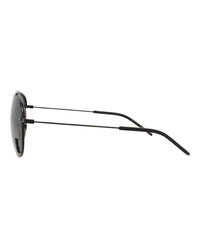 Saint Laurent Unisex Aviator Black Black Grey Fashion Designer Eyewear