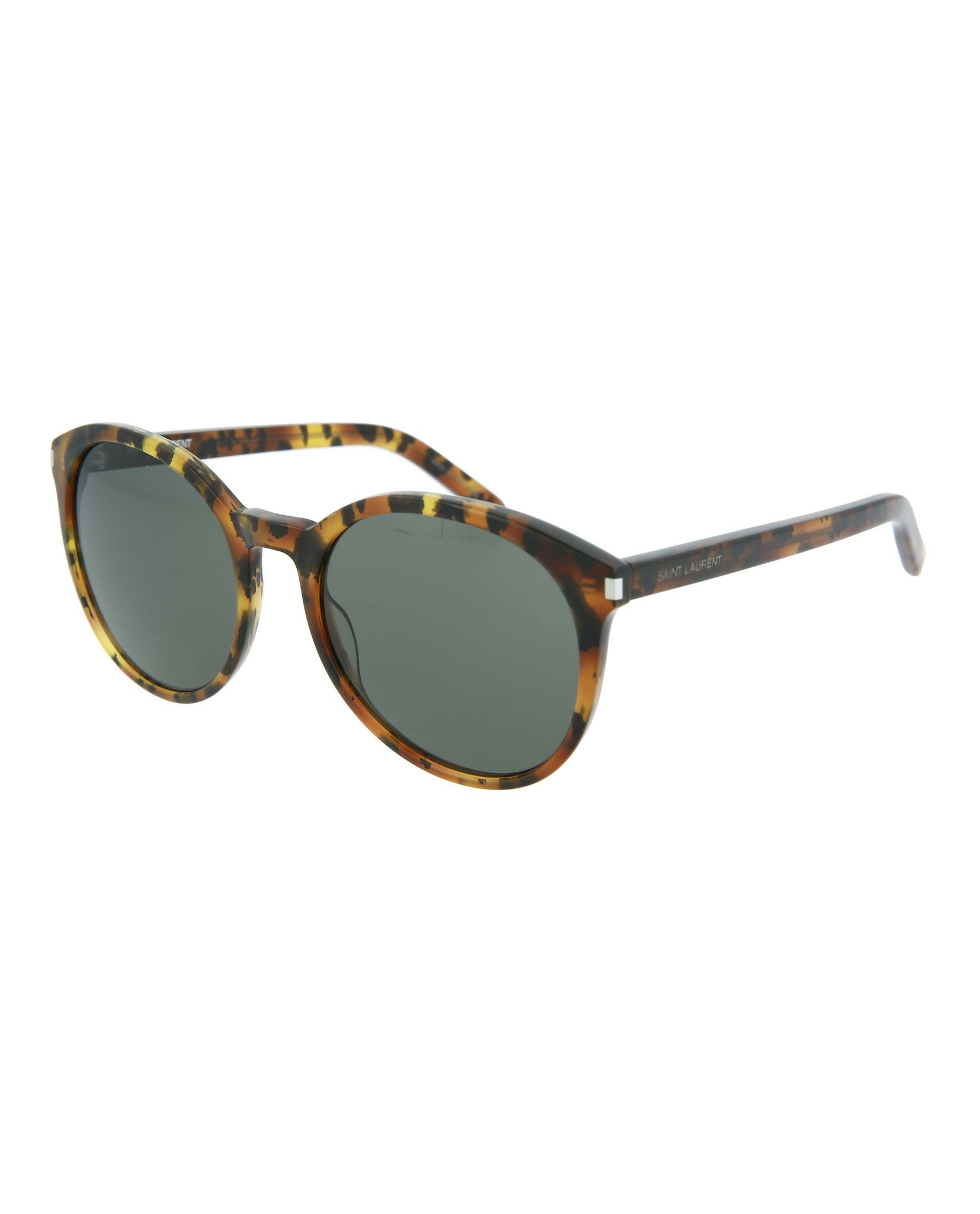 Saint Laurent Womens Round/Oval Avana Avana Grey Fashion Designer Eyewear