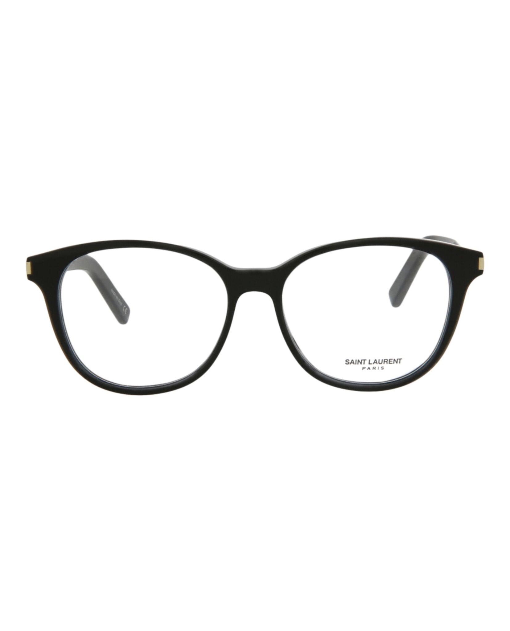 Saint Laurent Saint Laurent Unisex Round/Oval Black Black Transparent Fashion Designer Eyewear