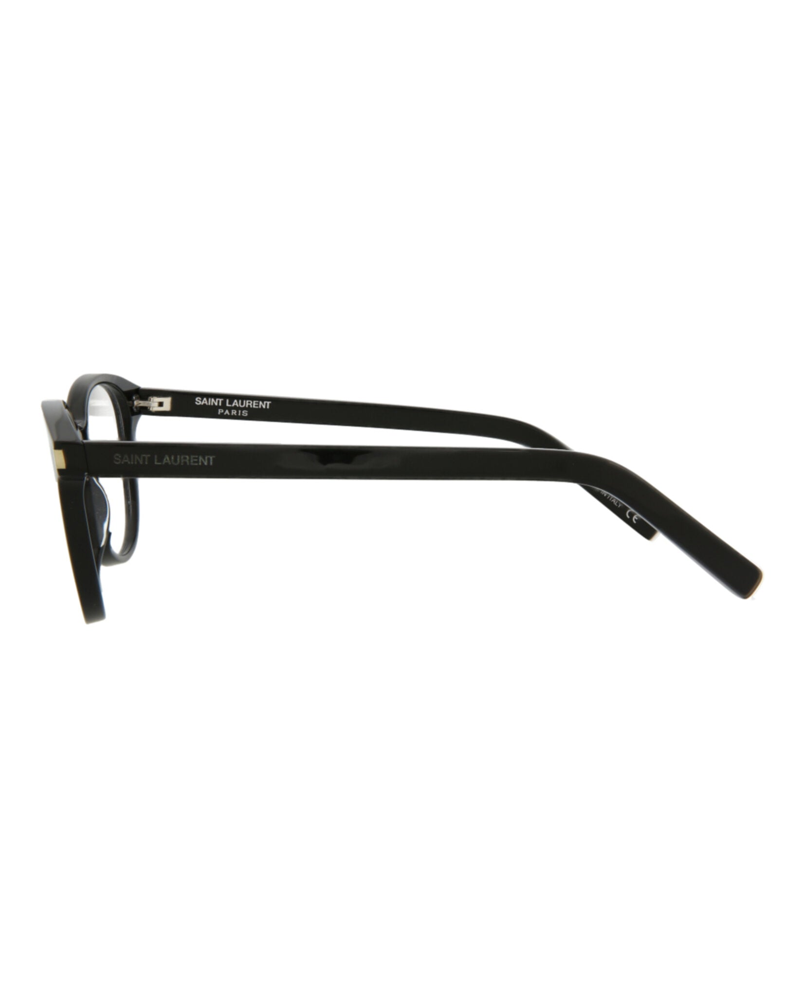 Saint Laurent Saint Laurent Unisex Round/Oval Black Black Transparent Fashion Designer Eyewear